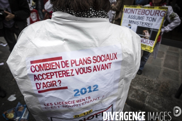 Manifestation des salariés de Sanofi