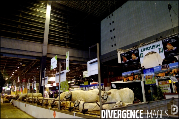 Une nuit au Salon de l Agriculture, 21-22 février 2009 à Paris.