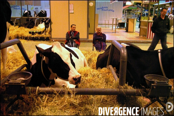 Une nuit au Salon de l Agriculture, 21-22 février 2009 à Paris.