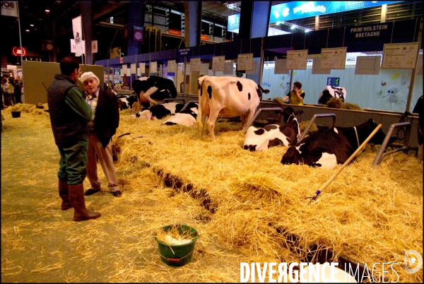 Une nuit au Salon de l Agriculture, 21-22 février 2009 à Paris.