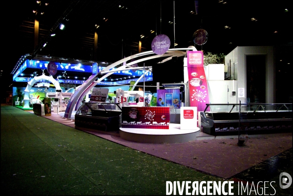 Une nuit au Salon de l Agriculture, 21-22 février 2009 à Paris.