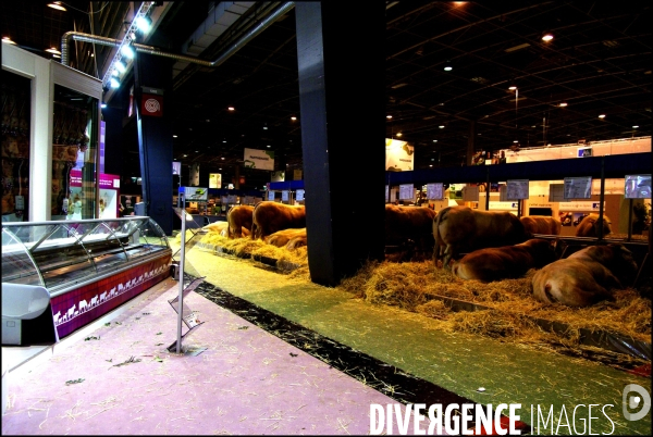 Une nuit au Salon de l Agriculture, 21-22 février 2009 à Paris.