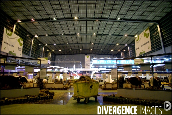 Une nuit au Salon de l Agriculture, 21-22 février 2009 à Paris.