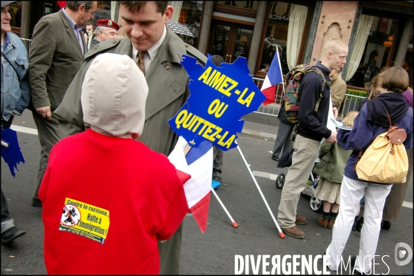 Défilé du Front National, 1er mai 2006.