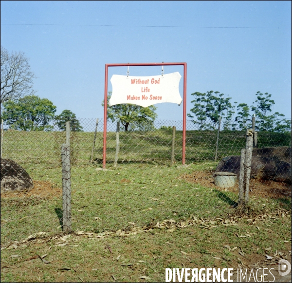 Bulembu, ancienne ville minière au Swaziland. Juillet 2009.