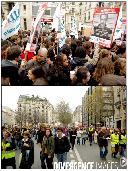 De Mai à Mai. Manifestations 2008-2009. diptyques