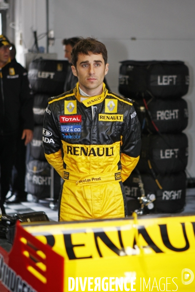 Nicolas PROST au volant d une F1.