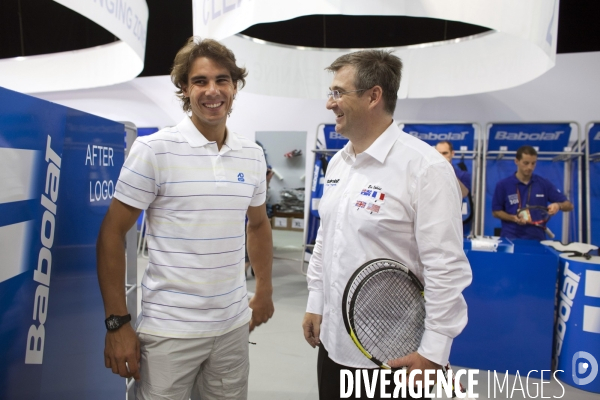 Eric Babolat, Président de Babolat, La marque de sport qui équipe en raquette Rafael Nadal, Jo-Wilfried Tsonga ou  Kim Clijsters