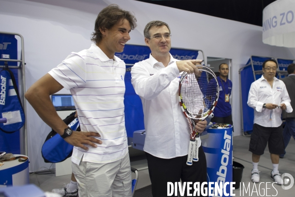 Eric Babolat, Président de Babolat, La marque de sport qui équipe en raquette Rafael Nadal, Jo-Wilfried Tsonga ou  Kim Clijsters