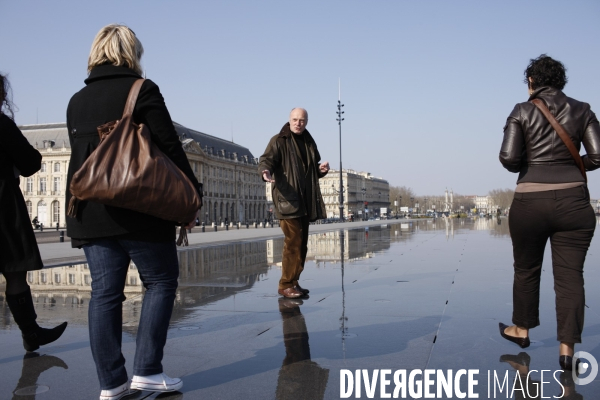 Campagne pour les municipales a Bordeaux