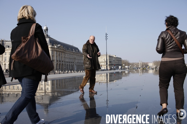 Campagne pour les municipales a Bordeaux