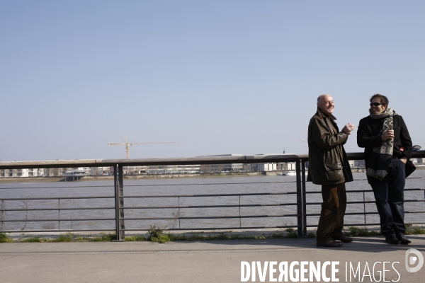 Campagne pour les municipales a Bordeaux