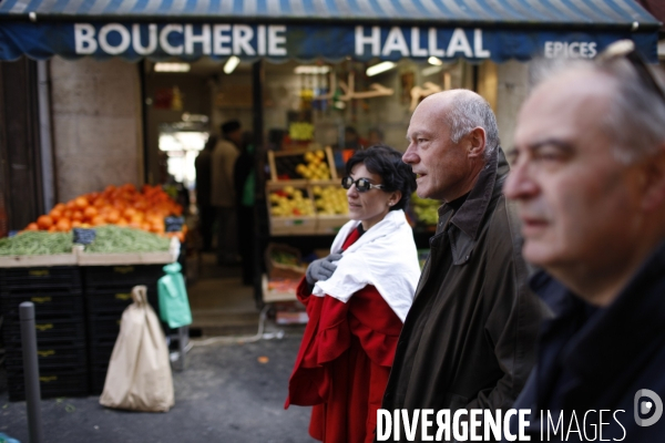 Campagne pour les municipales a Bordeaux