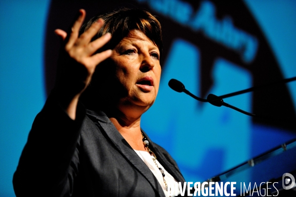 Martine AUBRY à Villeurbanne