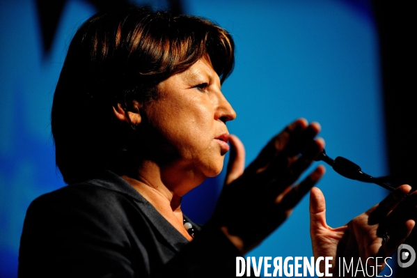 Martine AUBRY à Villeurbanne