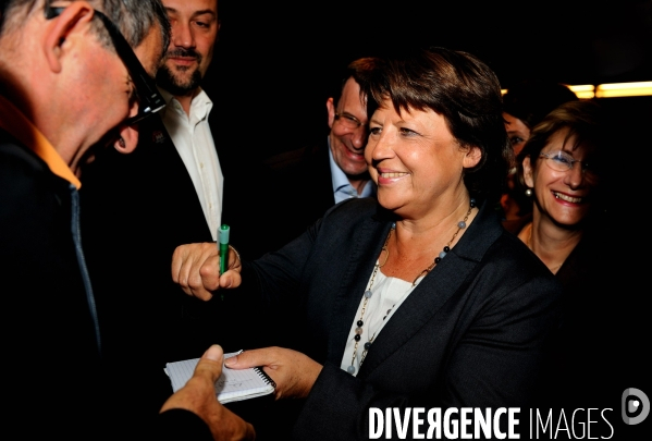 Martine AUBRY à Villeurbanne