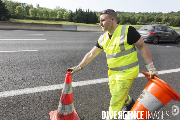 Mathieu TELLIER, patrouilleur autoroutier