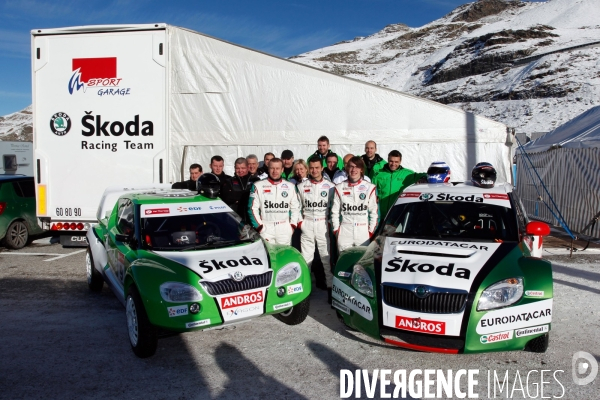 Team SKODA - Trophée Andros 2010-2011.