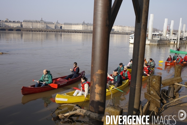 Campagne pour les municipales a Bordeaux