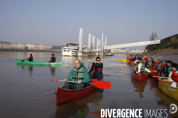 Campagne pour les municipales a Bordeaux