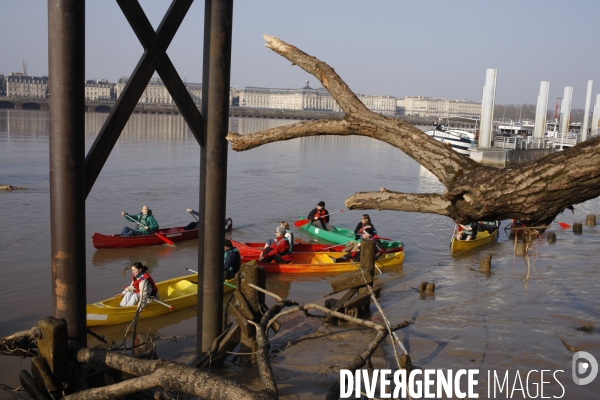 Campagne pour les municipales a Bordeaux