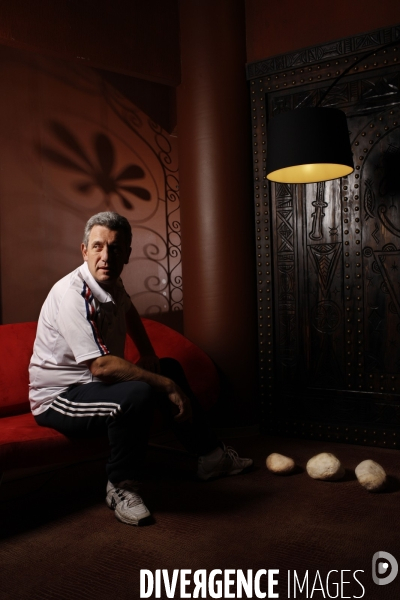 Claude Onesta, entraineur de l equipe de France de handball