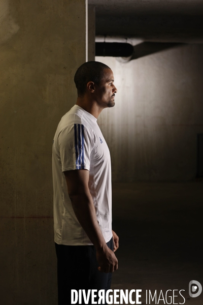 William Acambray, arriere de l equipe de France de handball