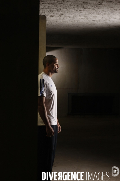 William Acambray, arriere de l equipe de France de handball