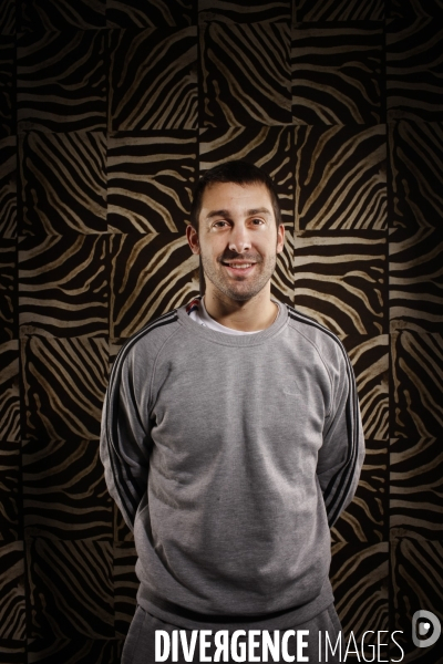 Mickael Guigou, ailier de l equipe de France de Handball