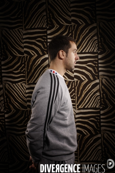 Mickael Guigou, ailier de l equipe de France de Handball