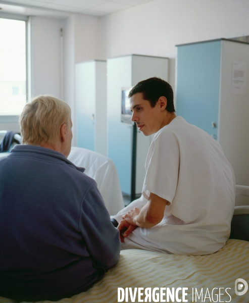 Hopital Sainte-Anne au service de psychatrie.