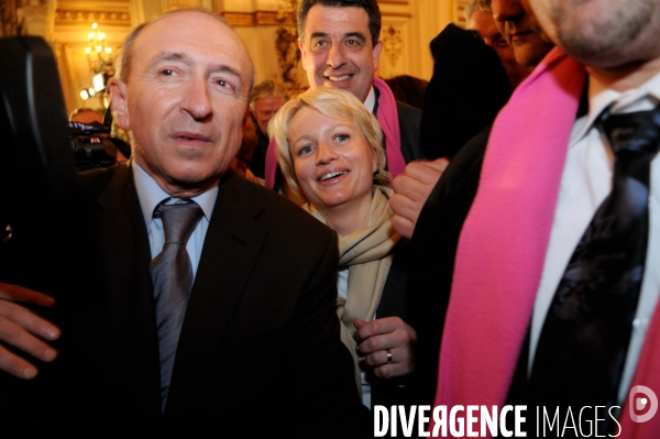 Premier tour des élections municipales et cantonales. Lyon.