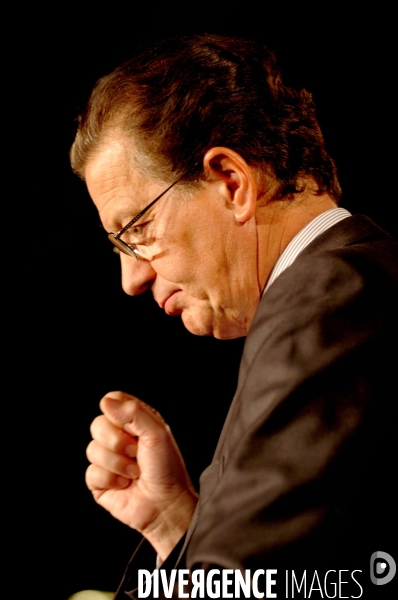 Meeting de Dominique PERBEN, candidat UMP à la mairie de LYON