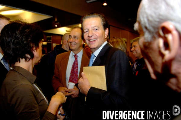 Meeting de Dominique PERBEN, candidat UMP à la mairie de LYON