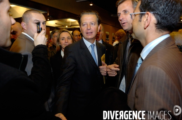 Meeting de Dominique PERBEN, candidat UMP à la mairie de LYON