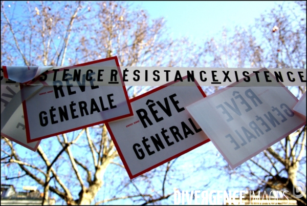 Manifestation du 29 janvier 2009, Paris.