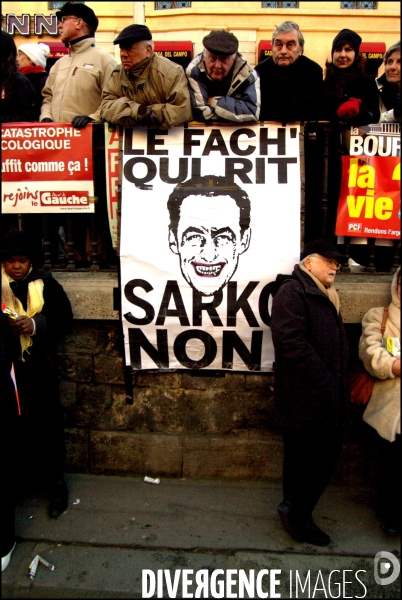 Manifestation du 29 janvier 2009, Paris.
