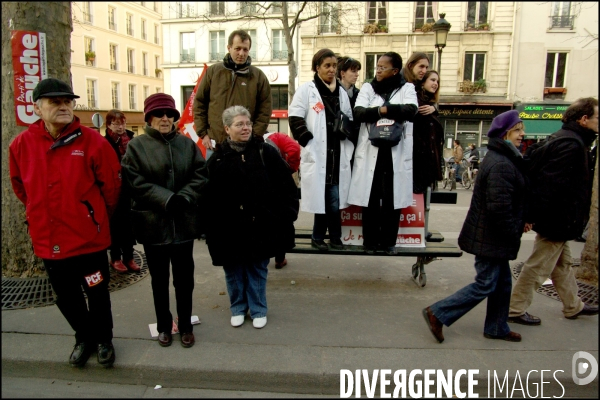 Manifestation du 29 janvier 2009, Paris.