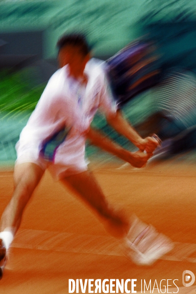 Tennis - Illustration - Effet de vitesse - Speed-effect