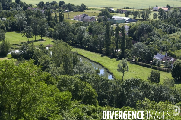 Panorama sur la vallée du Loir.
