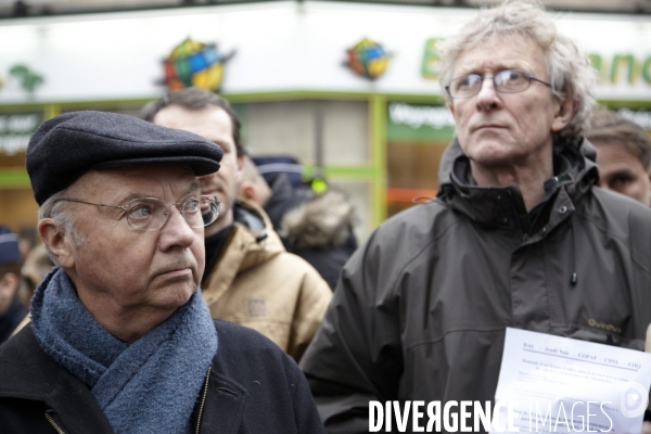 Marche pour l application de la Loi de réquisition (loi DALO).