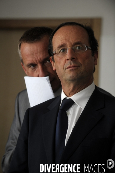 Francois hollande a cahors, tulle et a la fete de la rose de clergoux