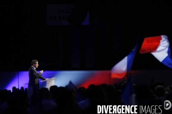 Nicolas SARKOZY en campagne pour l election presidentielle de 2012