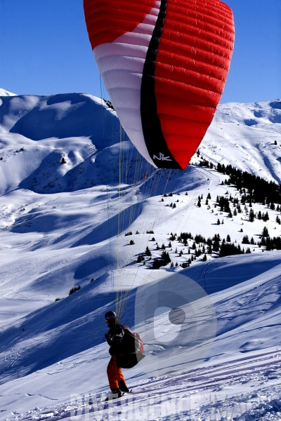 Parapente en ski