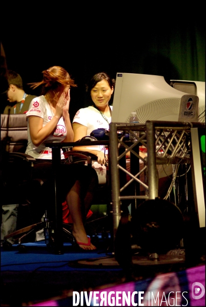 Salon du Gaming et ESWC à Paris. 7 juillet 2007.