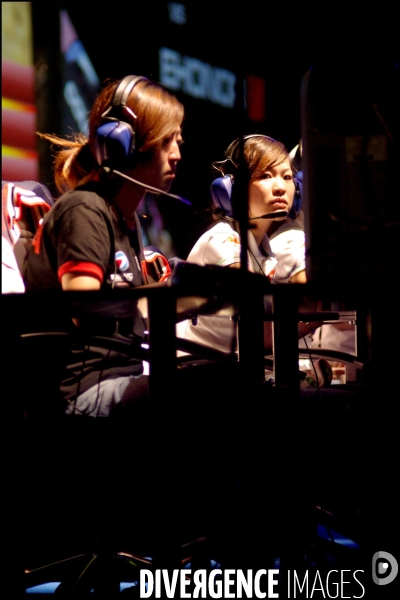 Salon du Gaming et ESWC à Paris. 7 juillet 2007.