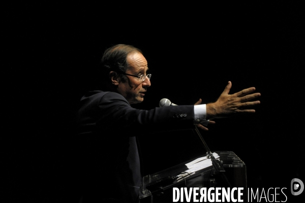 Francois hollande a cahors, tulle et a la fete de la rose de clergoux