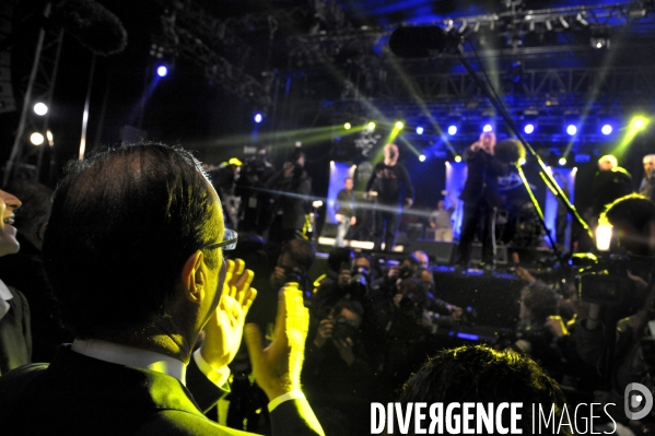Francois hollande au printemps de bourges