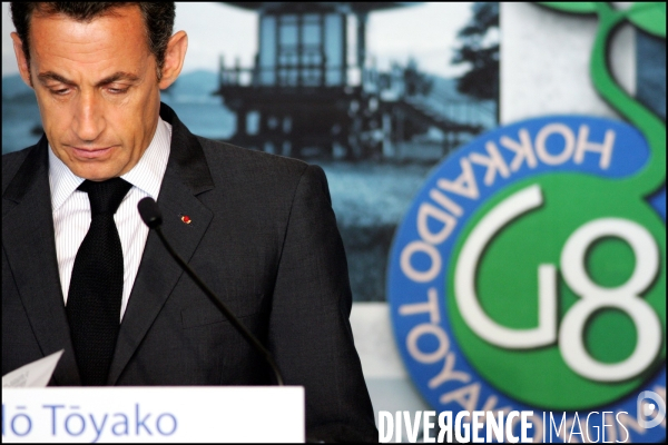 Sommet du G8 - Conference de presse de Nicolas SARKOZY