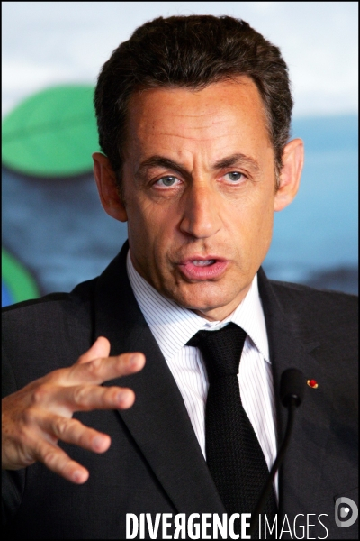 Sommet du G8 - Conference de presse de Nicolas SARKOZY